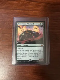 Thunderous Velocipede NM, English MTG Aetherdrift: Main Set - Image 1