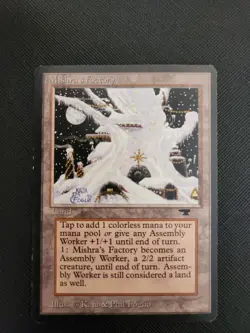 Magic the Gathering - Mishra's Factory (Winter) Antiquities, LP - Image 1
