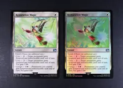 2x NM MTG Restoration Magic FIN Final Fantasy Reg/Foil Uncommon - Image 1