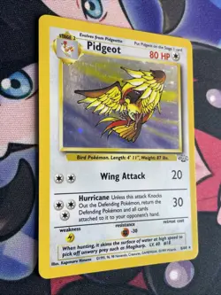 Pidgeot Jungle Holo Rare 8/64 Vintage Pokemon Card WOTC LP/NM - Image 2