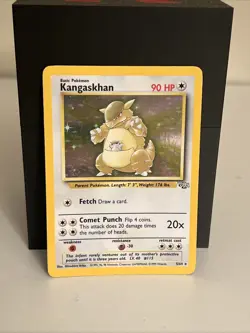 Pokemon TCG Kangaskhan Jungle 5/64 Holo Unlimited Holo Rare LP - Image 1