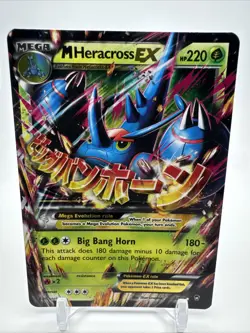 Pokemon TCG M Heracross EX Ultra Rare Card 5/111 XY: Furious Fists - Image 1