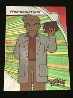 Pokemon Professor Oak Foil Topps Series 3 #HV12 TV Animation Edition 2000 NM/M - Image 1