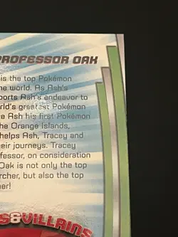 Pokemon Professor Oak Foil Topps Series 3 #HV12 TV Animation Edition 2000 NM/M - Image 5