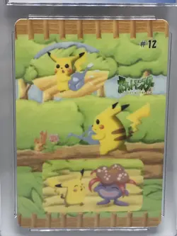 CGC 9.5 Blue Pikachu & Gloom Pokemon Bandai Sealdass Fancy Graffiti #12 Part 1 - Image 3