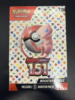 Pokemon Scarlet Violet 151 Booster Bundle 6-Pack, Factory-Sealed - Image 1