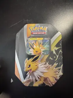 Pokemon TCG: Eevee Evolutions Tin - Jolteon V New Factory Sealed - Image 1