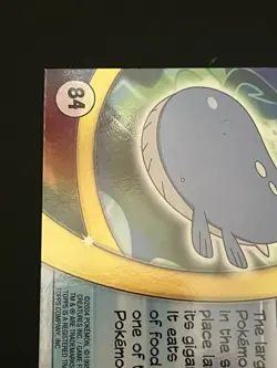 Pokemon Wailord Foil Topps Advanced Challenge #84 2004 NM - Image 3