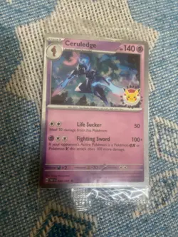 Pokemon TCG Ceruledge Scarlet & Violet - Pokemon day 2024 promo - Image 1