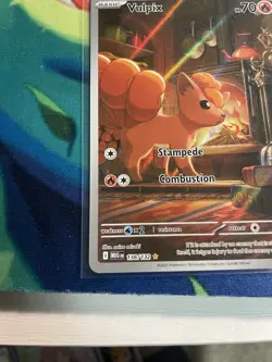 Pokemon TCG Mega Evolution Vulpix 138/132 Illustration Rare NEAR MINT - Image 2
