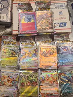 Pokemon Terastal Festival Booster Box JP Bulk W/ Holos And Original Box (Opened) - Image 1