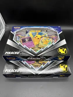 Pokemon TCG: Pikachu V Box - Lot of 2 Sealed - Fusion Strike + Brilliant Stars ! - Image 2