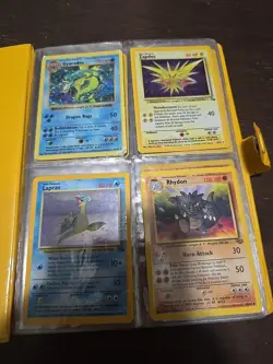 Pokemon TCG Vintage Binder Lot Collection Wotc Topps Holos Look Read - Image 2