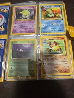 Pokemon TCG Vintage Binder Lot Collection Wotc Topps Holos Look Read - Image 3