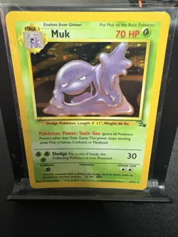 Muk 13/62 Fossil Holo Pokemon TCG - Image 1
