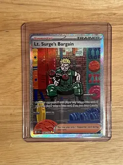Lt. Surge's Bargain SIR Mega Evolution 185/132 Pokemon TCG - Image 1
