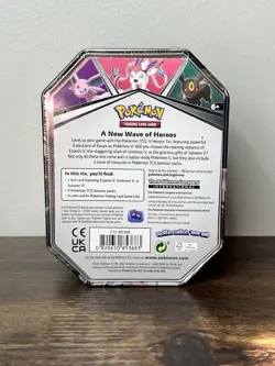 Pokemon TCG: V Heroes Tin - Umbreon V FACTORY SEALED - 4 Booster Packs - Image 2