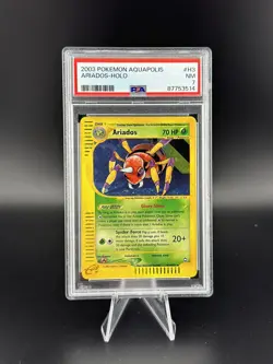 PSA 7 Ariados Holo #H3 2003 Pokemon Aquapolis 87753514 - Image 1