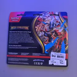 Pokemon TCG Mega Evolution 3 Pack Blister x1 Factory Sealed - Image 2