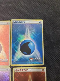 2010 Play Pokemon League Promo Energy Set CROSSHATCH Holo - Image 4