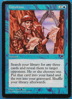 Intuition Tempest HEAVILY PLD (Rare Reserved List Magic Card) (505877) ABUGames - Image 1