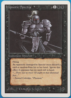Hypnotic Specter Unlimited HEAVILY PLD Black Uncommon CARD (505875) ABUGames - Image 1