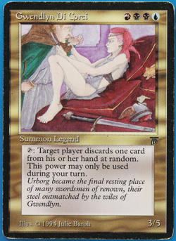 Gwendlyn Di Corci Legends HEAVILY PLD (Reserved List Magic Card) 505874 ABUGames - Image 1