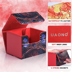 Deck Box for MTG Cards, Trading Card Storage Box Holds 120+ Sleeved Commander De - Image 5