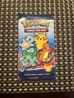 Pokemon 25th Anniversary McDonalds Booster Card 2021 Factory Sealed - Image 1