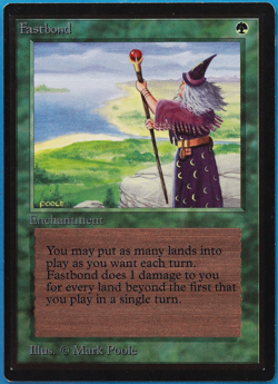 Fastbond Collectors Edition HEAVILY PLD (Reserved List MTG Card) 505865 ABUGames - Image 1