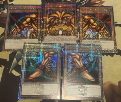 Yugioh Exodia The Forbidden One Full 5 Card 25th Anniversary Set Quarter Century - Image 2