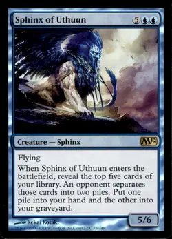 MTG - Sphinx of Uthuun Magic 2012 (M12) #76 Rare Foil LP - Image 1