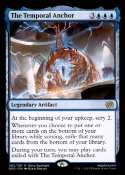 MTG - The Temporal Anchor The Brothers' War #82 Rare LP - Image 1