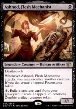 MTG - Ashnod, Flesh Mechanist The Brothers' War #84 Rare LP - Image 1