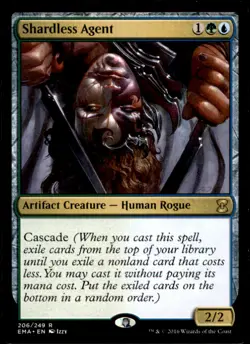 MTG - Shardless Agent Eternal Masters #206 Rare LP - Image 1