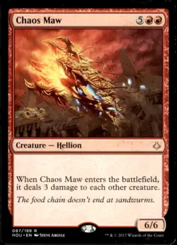 MTG - Chaos Maw Hour of Devastation #87 Rare LP - Image 1