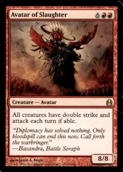 MTG - Avatar of Slaughter Commander #111 Rare LP - Image 1