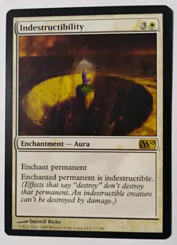 Indestructibility MTG, Magic 2010 (M19), Rare, LP - Image 1