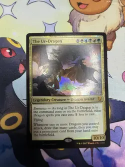 The Ur-Dragon Commander 2017 Foil Mythic Holo Near Mint MTG 048 / 309 C17 - Image 1