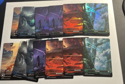 13X Edge of Eternities Full Art Lands X13 6 Foil 7 Non-Foil MTG - Image 1