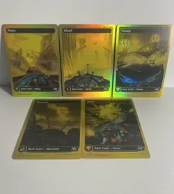 MTG Aetherdrift : First Place Foil Lands Lot • 5 - Image 1