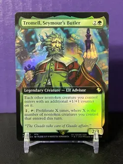 MTG Tromell, Seymour's Butler Extended Art FOIL (0162) Commander: FINAL FANTASY - Image 1