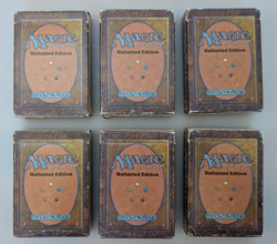 SIX RARE MTG Original Unlimited EMPTY Starter Deck Boxes Magic the Gathering - Image 1