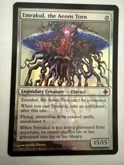 MTG: EMRAKUL, THE AEONS TORN Foil Prerelease Promo card - Image 1