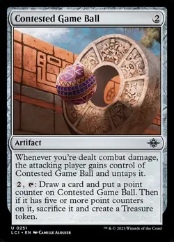 (3x FOIL) CONTESTED GAME BALL - Ixalan - MTG Magic the Gathering Card - Image 1