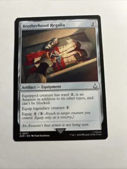Brotherhood Regalia - Universes Beyond: Assassin's Creed MTG Plus Bonus Rare!!! - Image 1
