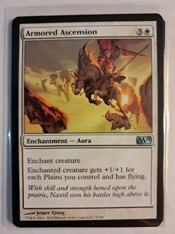 Armored Ascension CORE SET 2010 M10 (3/249) Magic MTG LP/NM HUGE BULK DISCOUNT! - Image 1