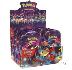 Pokemon Mega Evolutions Mini Tin - Full Display Case Of 10x Sealed Tins ✅ - Image 2