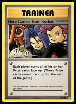Here Comes Team Rocket! 113/108 XY Evolutions Secret Rare Pokemon Card | LP - Image 1