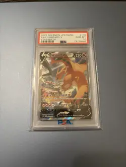 2022 POKEMON JPN SWORD & SHIELD STAR BIRTH #103 FULL ART/CHARIZARD V PSA 10 - Image 3